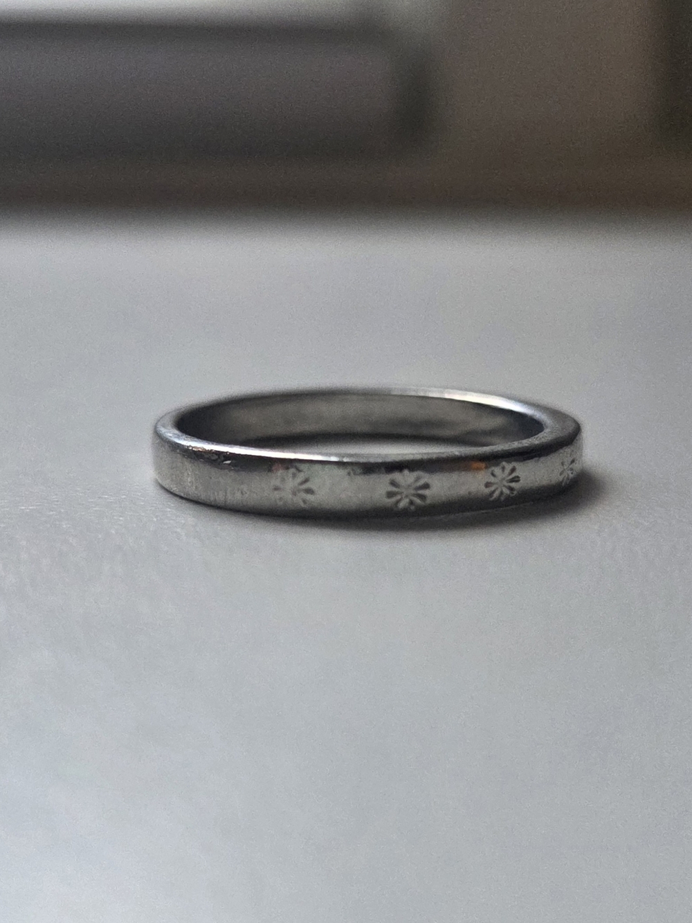 Silver Flower Ring